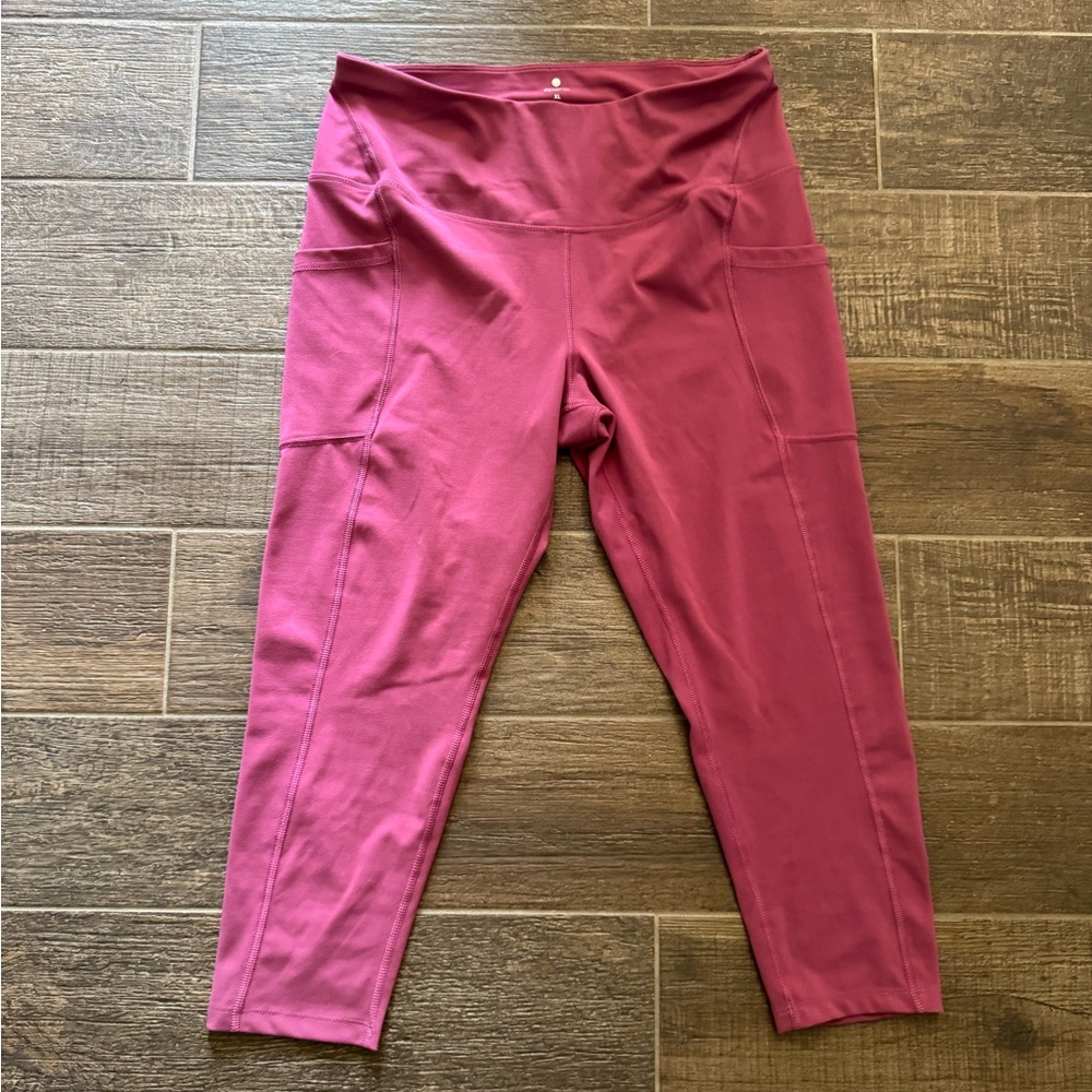 Pink High-Waisted Apana Leggings